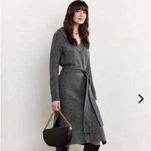 NWT - charcoal gray sweater dress. Size small from Ny&co